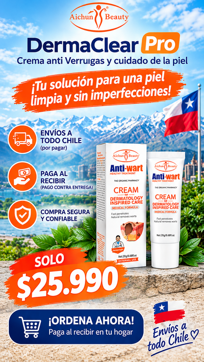 DermaClear Pro - Crema anti Verrugas y cuidado de la piel