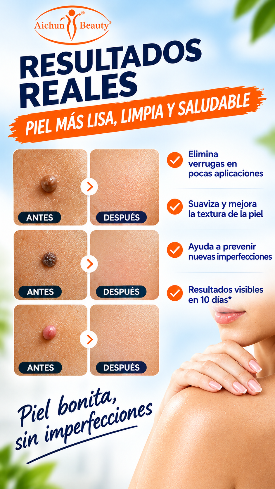 DermaClear Pro - Crema anti Verrugas y cuidado de la piel